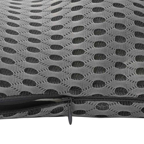 Възглавница за гръб Сив 47,5 x 23 x 12 см Мемори пяна