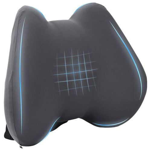 Възглавница за гръб Регулирума Сив 40 x 32 x 14 см Мемори пяна