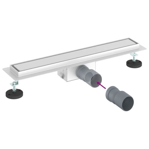 2 в 1 душов дренаж Сребрист 50 cm Неръждаема стомана 304