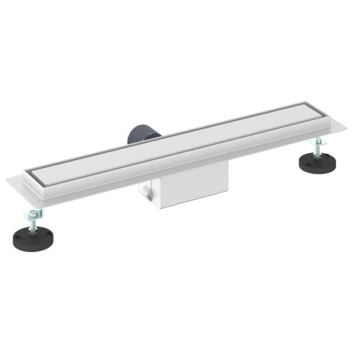 2 в 1 душов дренаж Сребрист 60 cm Неръждаема стомана 304