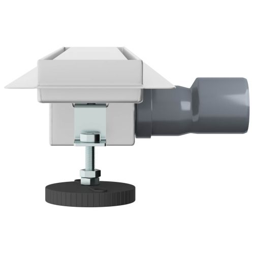 2 в 1 душов дренаж Сребрист 60 cm Неръждаема стомана 304