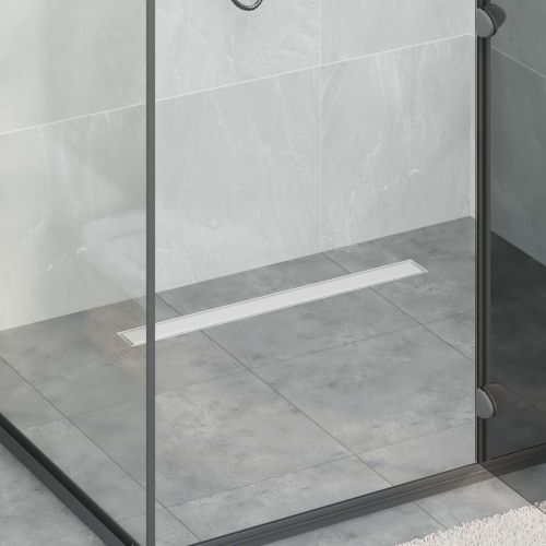 2 в 1 душов дренаж Сребрист 70 cm Неръждаема стомана 304