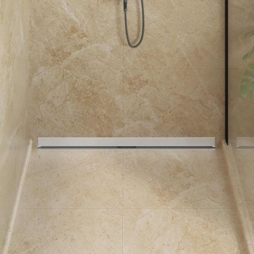 Стенен душов отвод Сребрист 100 cm Неръждаема стомана 304