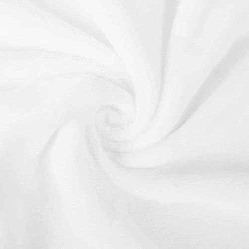 Одеяло с качулка Бяло s Фланела