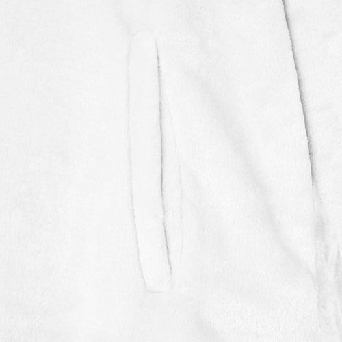 Одеяло с качулка Бяло l Фланела