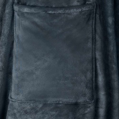 Одеяло с качулка Морски син F Фланела