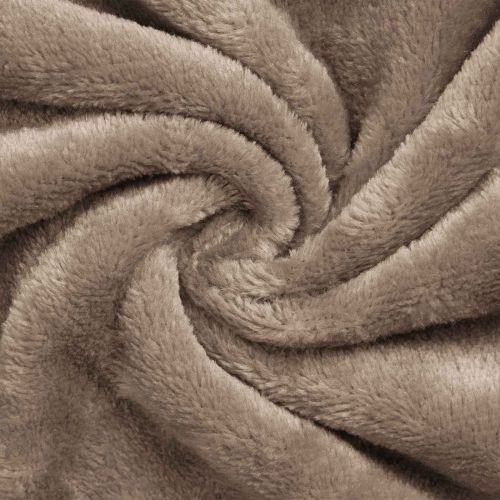 Халат с качулка Камилски s Фланела