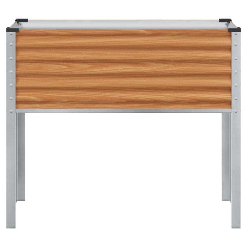 Градинска саксия Светло кафяво 100 x 45 x 90 см