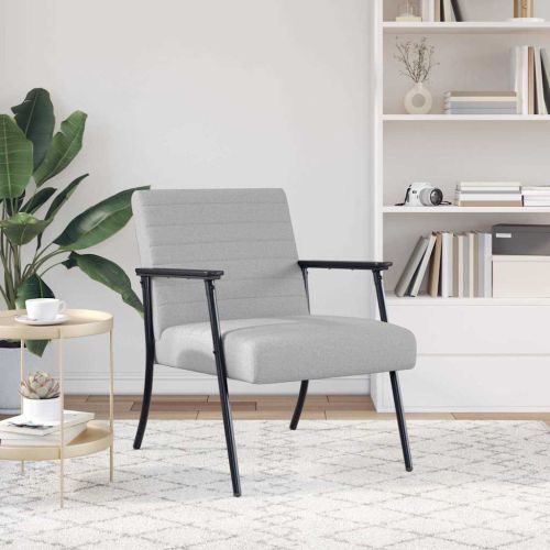 фотьойл Облачно сиво 59 x 75 x 78 см текстил