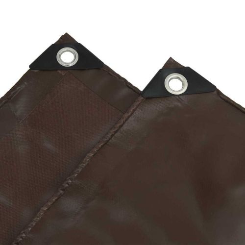 Найлон 650g / m² Кафяво 1,5 x 6 m Канва с PVC покритие