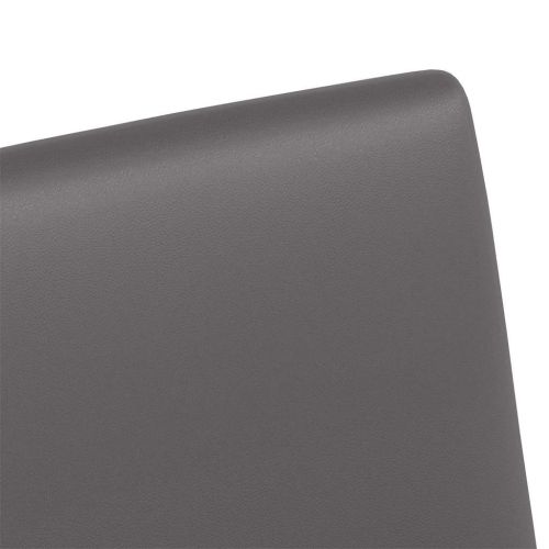 Столове с Колела с колела 2 pcs Сив 57 х 66 х 94 см Изкуствена