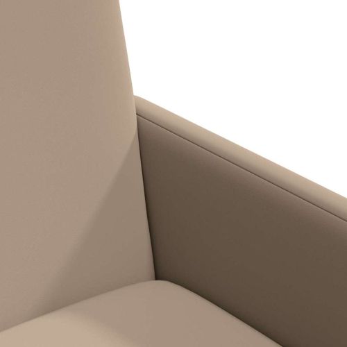 Столове с Колела 2 pcs Капучино 57 х 66 х 94 см Изкуствена