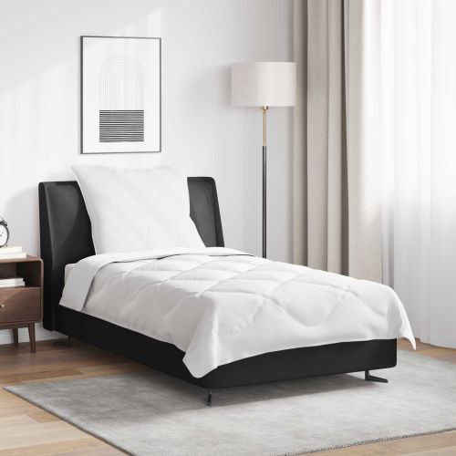 Цялосезонен завивка с възглавница 2 pcs Бяло Микрофибър