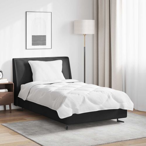 Комплект завивки с възглавница 2 pcs Бяло Микрофибър