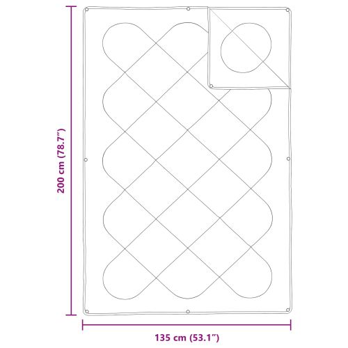 Комплект завивки с възглавница 2 pcs Бяло Микрофибър