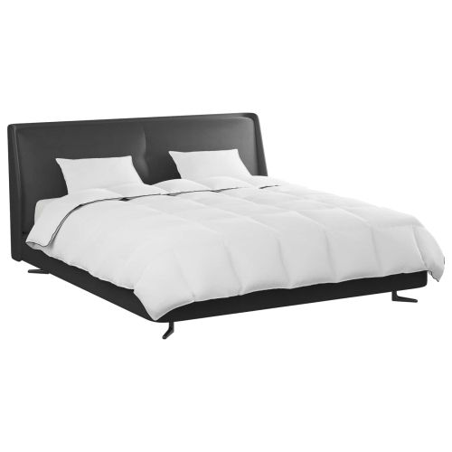 Зимен юрган с възглавница 3 pcs Бяло Пухени пера