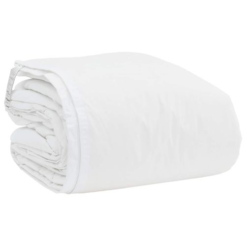 Комплект завивки с възглавница 3 pcs Бяло Пухени пера