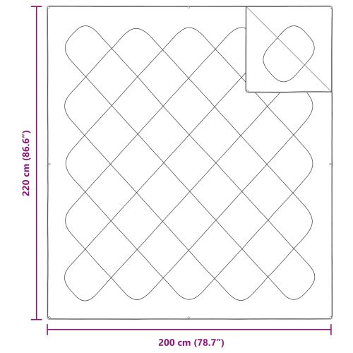 Комплект завивки с възглавница 3 pcs Бяло Микрофибър и пух