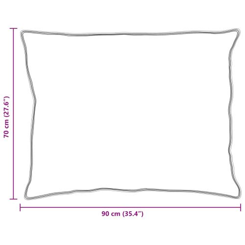 Дюна с Възглавници с възглавница 3 pcs Бяло Микрофибър