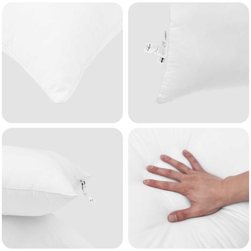 Завивка с възглавница 3 бр. Бяло Микрофибър