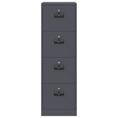 Кабинет за файлове с чекмедже 2 pcs Антрацит 44 x 50 x 106.5 см