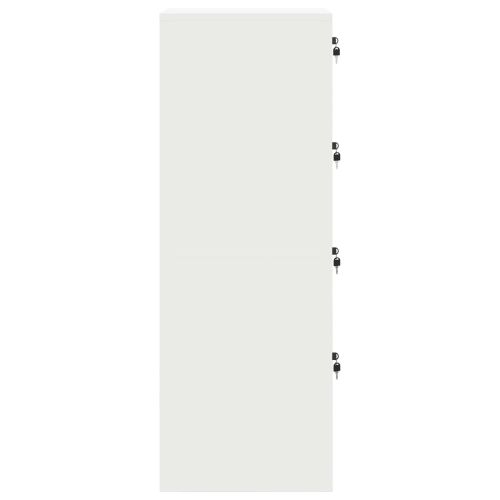 Кабинет за файлове с чекмедже 2 pcs Бяло 44 x 50 x 106.5 см