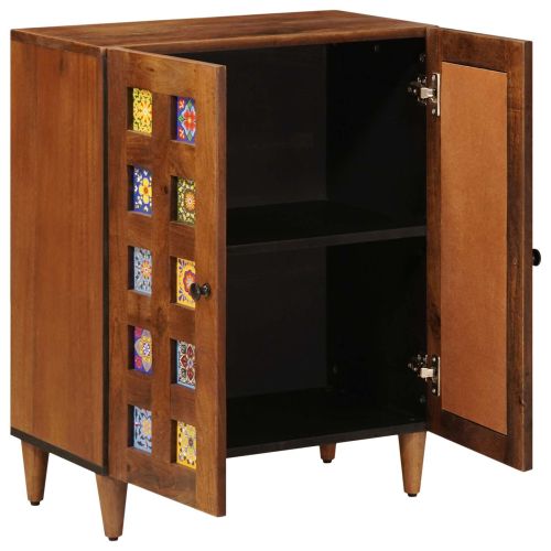 Служебен шкаф Орех 60 x 33 x 75 cm Солидно мангово дърво