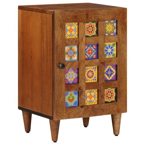 Шкаф за баня със съхранение с врата Орех 38 x 33 x 58 см