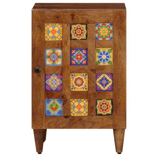 Шкаф за баня със съхранение с врата Орех 38 x 33 x 58 см