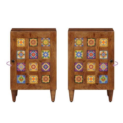 Шкаф за баня със съхранение с врата Орех 38 x 33 x 58 см