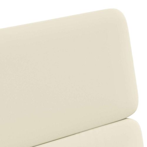 Столове с Колела с колела 2 pcs Крем 58 x 65 x 98 см Изкуствена