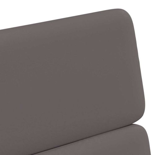 Столове с Колела с колела 2 pcs Сив 58 x 65 x 98 см Изкуствена