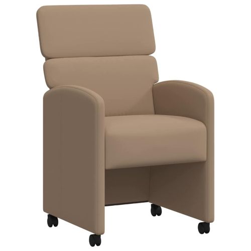 Столове с Колела 2 pcs Капучино 58 x 65 x 98 см Изкуствена