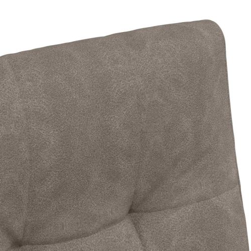 Столове с Колела с колела 2 pcs Сив 58 x 67 x 97 см Изкуствена