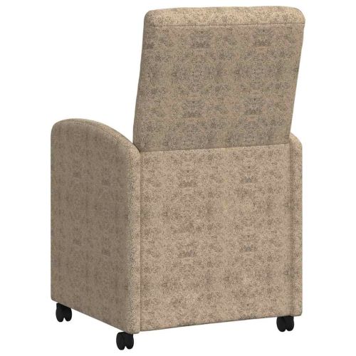 Столове с Колела с колела 2 pcs Светлосиво 58 x 67 x 97 см