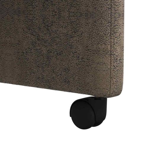 Столове с Колела 2 pcs Тъмносив 58 x 67 x 97 см Изкуствен велур