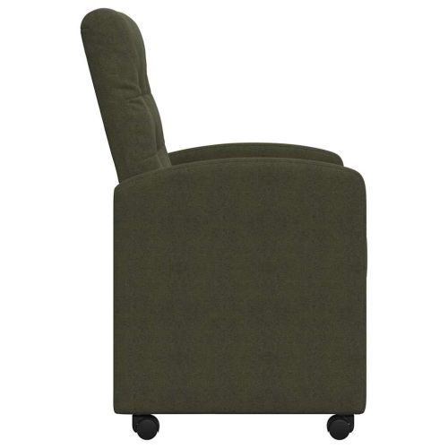 Столове с Колела с колела 2 pcs Военнозелен 58 x 67 x 97 см