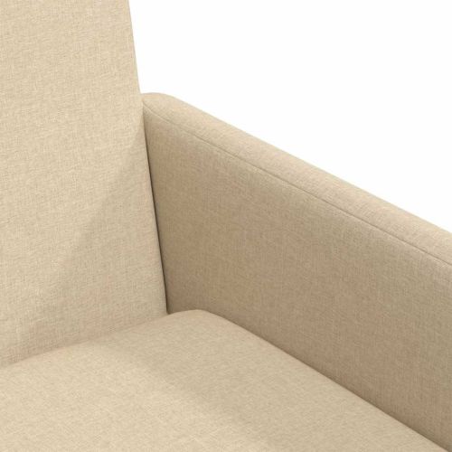 Обедени столове 2 pcs Крем 57 x 67 x 95 см текстил