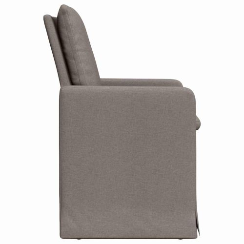 Обедени столове 2 pcs Таупе 57 x 67 x 98 см текстил