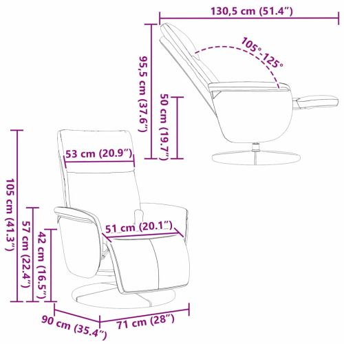 Стол с масаж Бяло 71 x 90 x 105 см Изкуствена