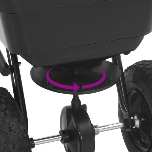 Разпределител Черен 53 x 108 x 74 см PVC и стомана