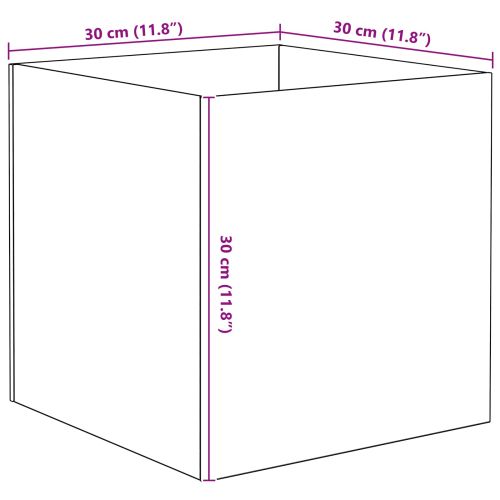 Аквариум със съхранение Прозрачен 30 x 30 x 30 cm Стъкло