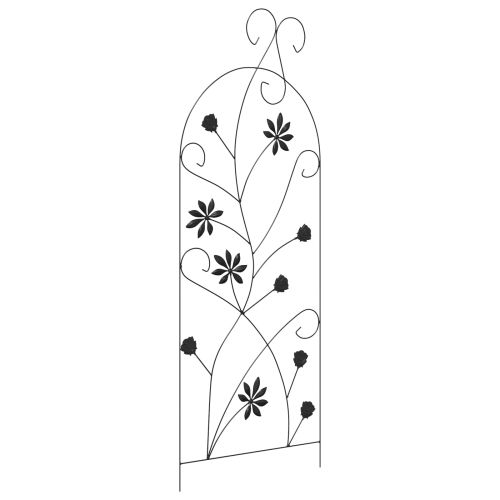 Градска ограда с заключване 3 pcs Черно 112 x 39,5 см Стомана