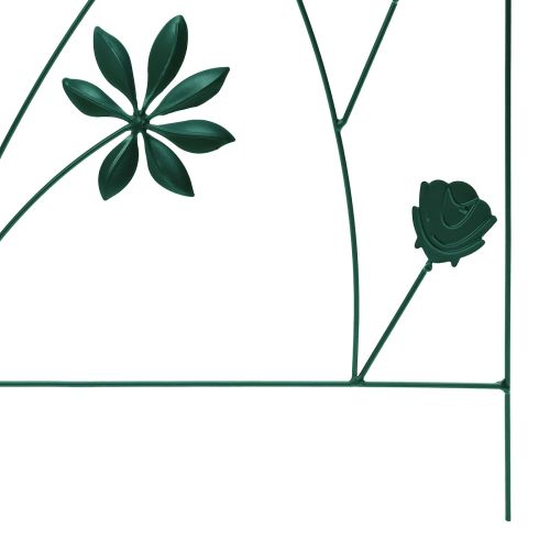 Градска ограда 3 pcs Зелен 112 x 39,5 см Стомана