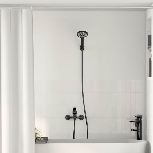 Комплект душова глава Черно G 1 / 2 инча