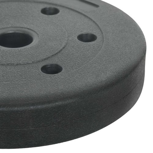 Тежести за плочи 4 pcs 10 кг Черен Цимент и Железен Пясък