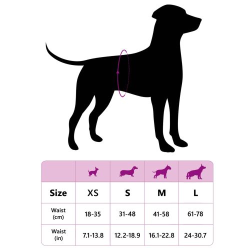 Еднократна пелена за кучета мъже 50 pcs Бял S