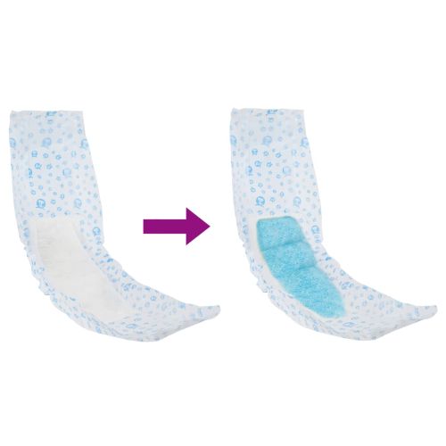 Еднократна пелена за кучета мъже 30 pcs Бял M