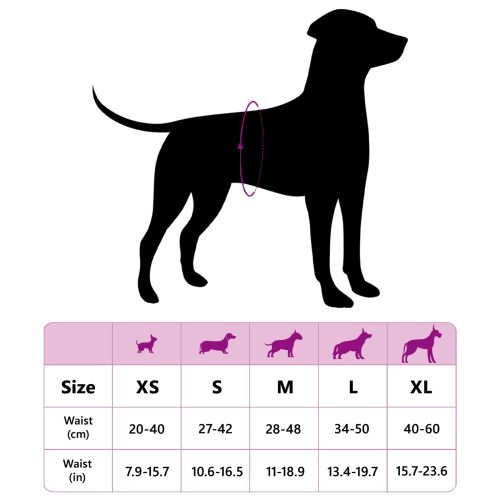 Еднократна дамска пелена за кучета 30 pcs Бял S