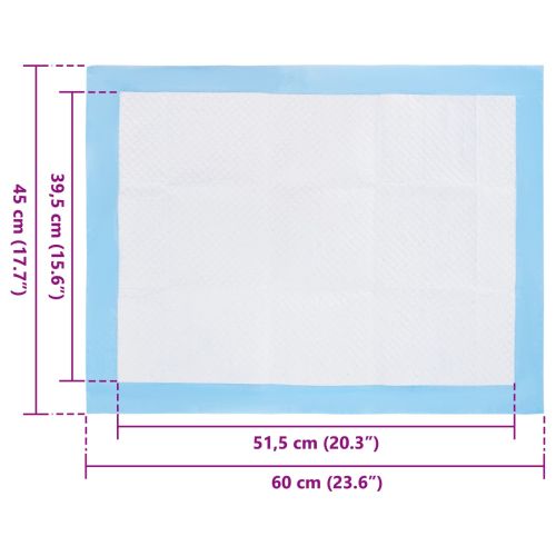 Нетъкан текстил за обучение на домашен любимец 50 pcs